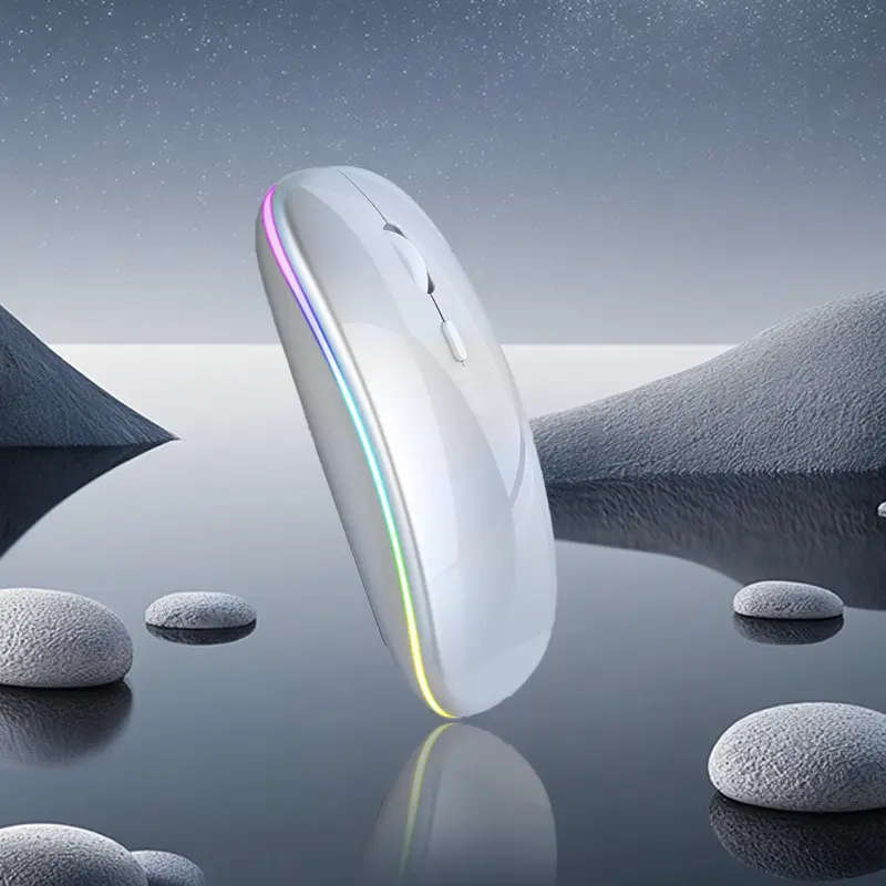 Wireless flashing RGB Mouse For PC/laptop LED Backlight