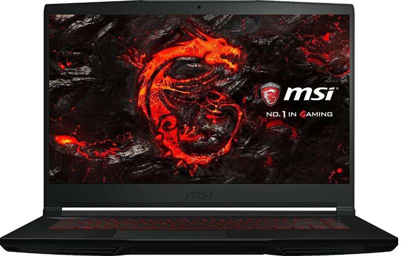 MSI GF63 THIN 9RCX 15.6" Gaming Laptop, Intel Core i7-9750H, NVIDIA GeForce GTX 1650 Ti 4GB Graphics