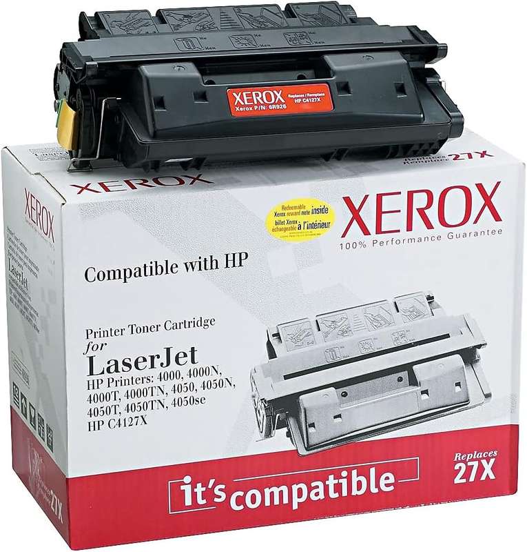 C4127X Genuine Xerox 6R926 High Capacity Black Toner Cartridge for HP LaserJet 4000 4050 series