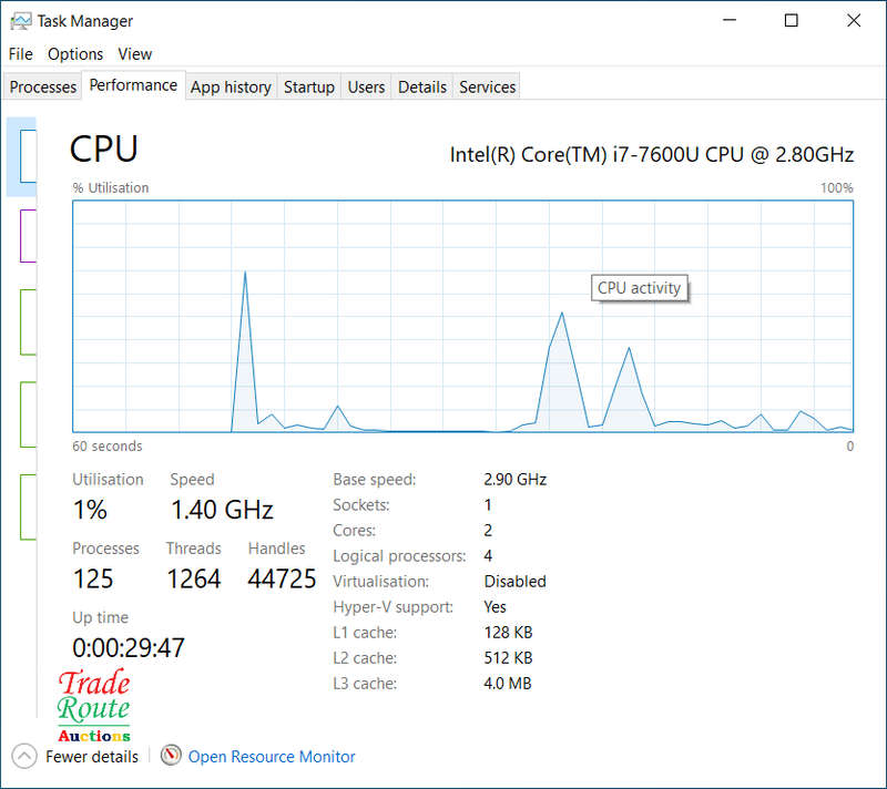 HP ZBook 15u G4 15.6inch Laptop ENGINEERING | Core i7 7600U 2.9Ghz | 16GB RAM | 256GBSSD + 500GB HDD