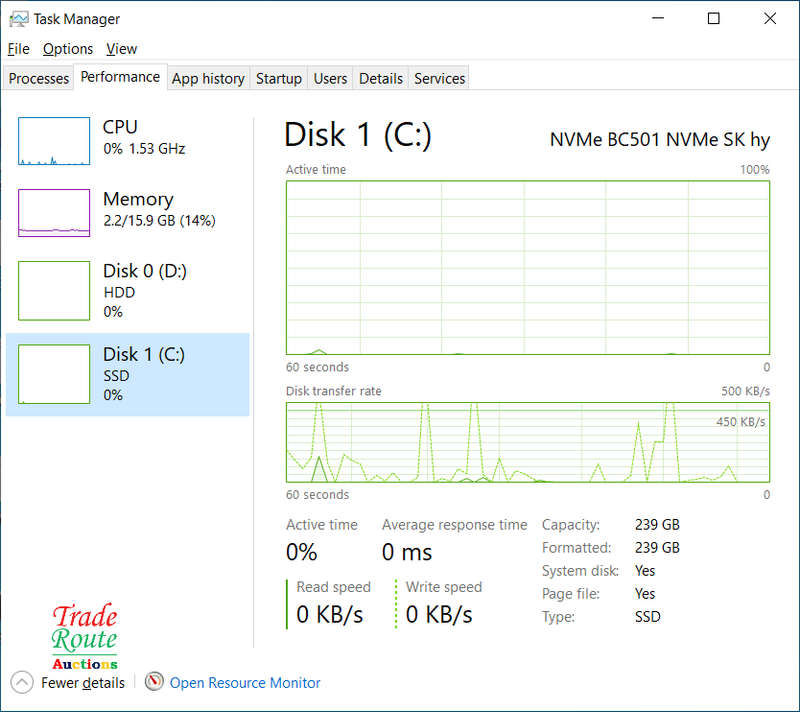Dell G3 15 3579 15.6 FHD Gaming Laptop Core i7-8750H 16GB RAM 256GB SSD 1TB HDD Low battery Plz read