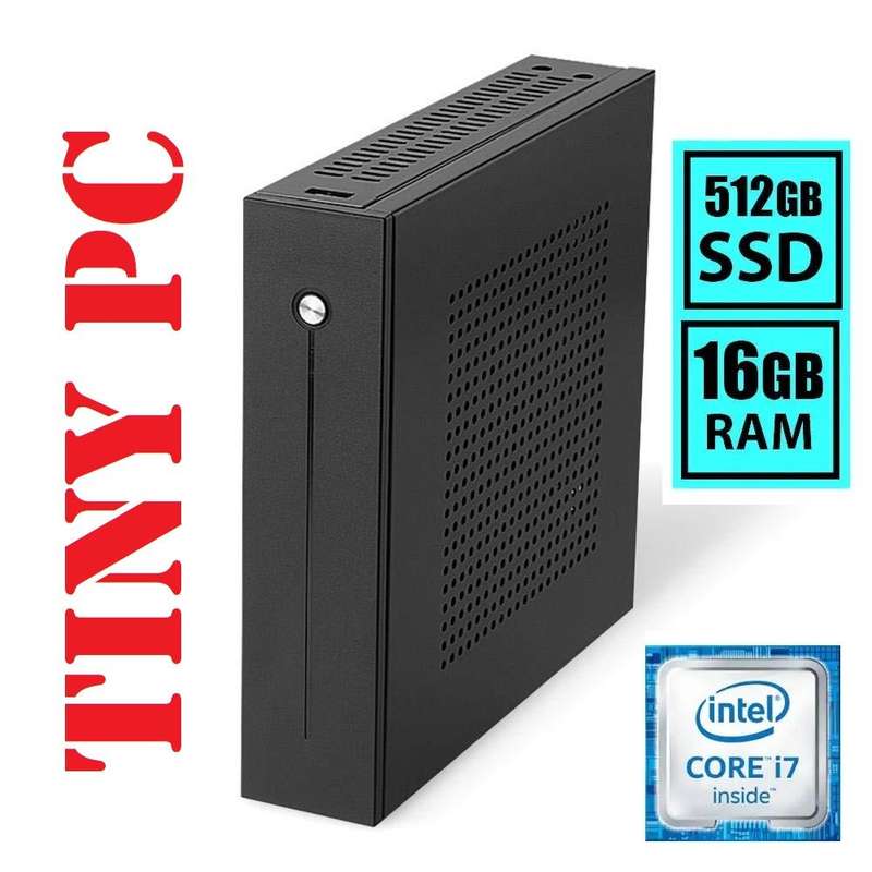 Tiny Desktop PC | Core i7 2.5Ghz | 16GB RAM | 512GB SSD - HDMI VGA WiFi