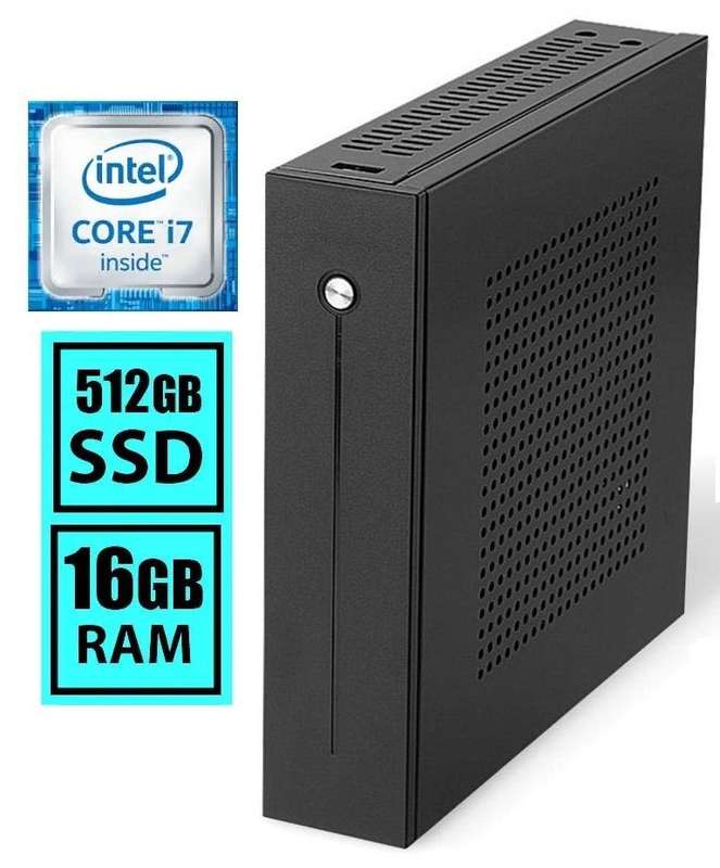 Tiny Desktop PC | Core i7 2.5Ghz | 16GB RAM | 512GB SSD - HDMI VGA WiFi