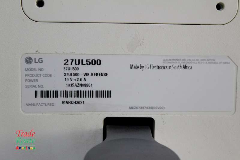 LG UltraFine 27-inch 4K (UHD) IPS Gaming Monitor - 27UL500 3840x2160