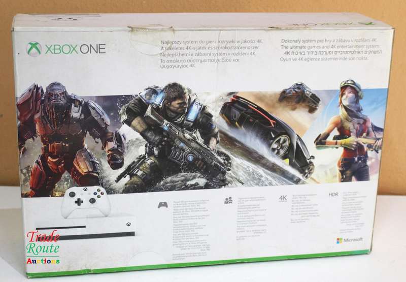 Microsoft Xbox One S 1TB Console (WHITE) Model 1681 + 1 Controller (WHITE)