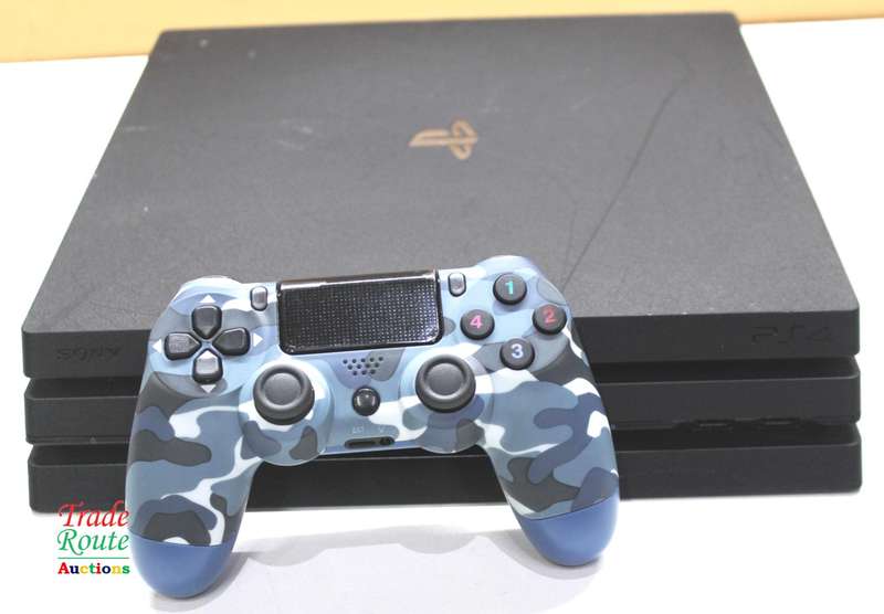 Sony Playstation 4 Console Pro 1TB [CUH-7202B] PS4 PRO + 1 Wireless Controller Blue Camo