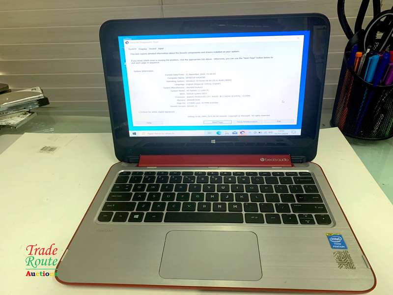 HP Pavilion 11 x360 Laptop 11.6 Inch Intel Pentium N3520 2.2Ghz 4GB RAM 500GB HDD ( Noisy Fan )
