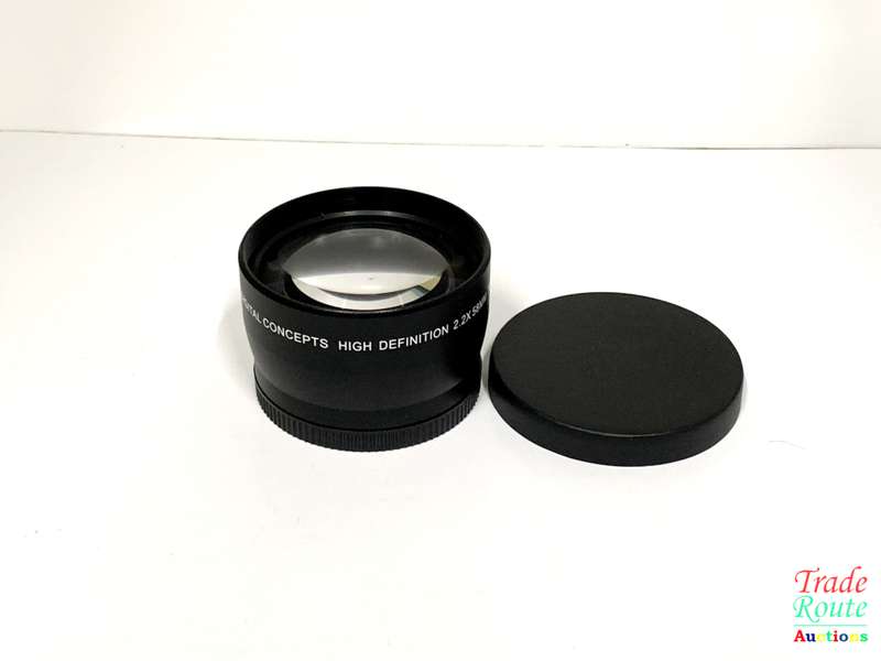 Digital Concepts HD 2.2X58mm TelePhoto Lens - Digital Concepts HD 2.2x Video Telephoto Lens With 58m