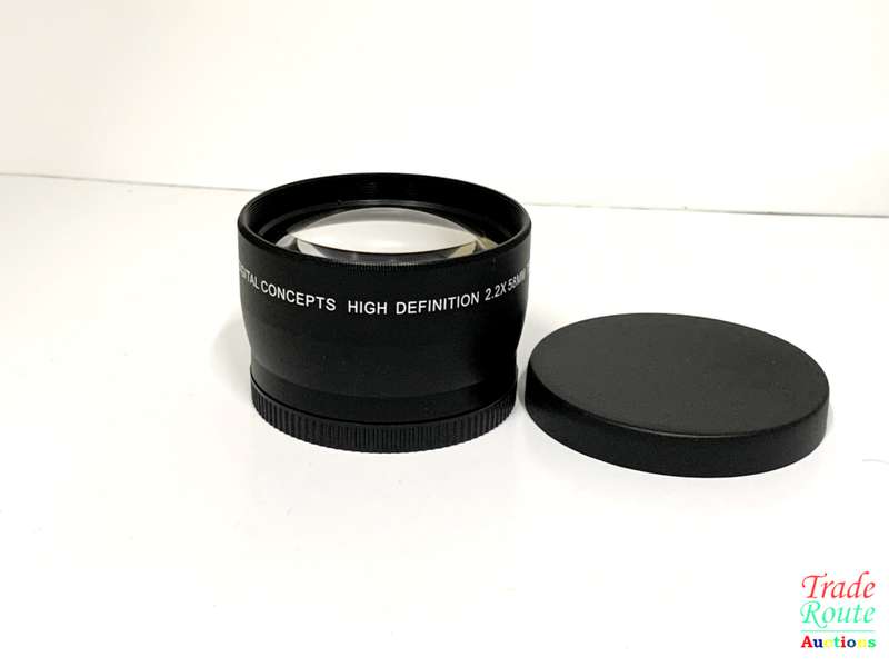 Digital Concepts HD 2.2X58mm TelePhoto Lens - Digital Concepts HD 2.2x Video Telephoto Lens With 58m