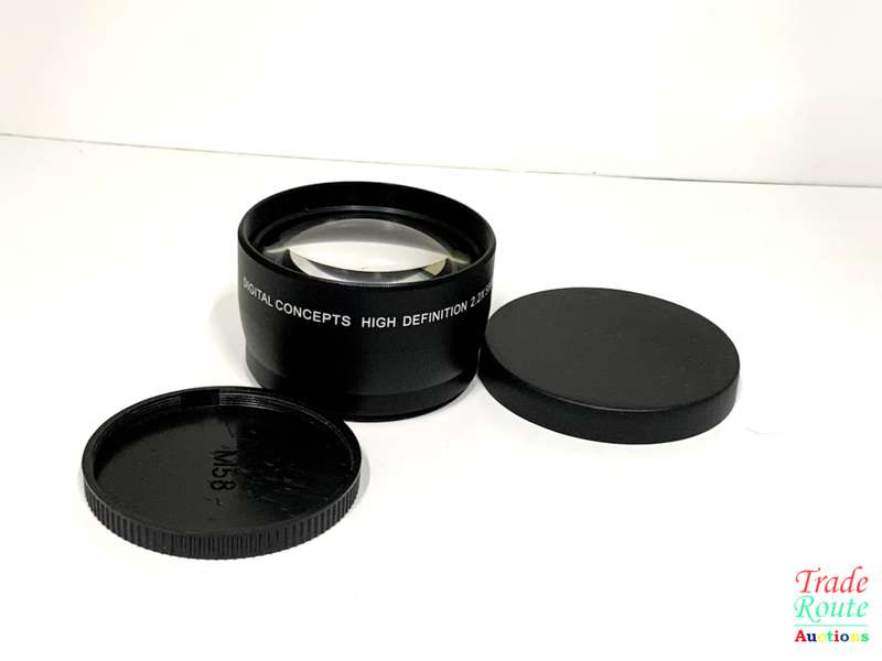 Digital Concepts HD 2.2X58mm TelePhoto Lens - Digital Concepts HD 2.2x Video Telephoto Lens With 58m