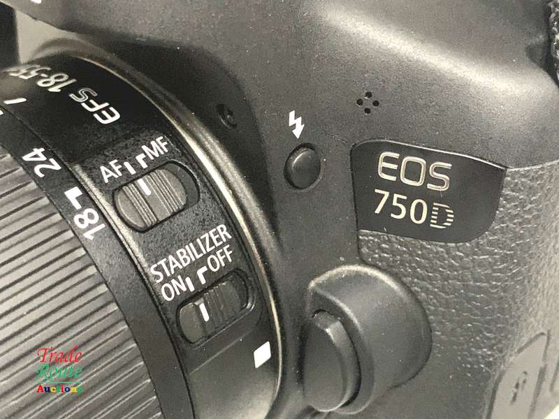 CANON EOS 750D Digital SLR CAMERA BODY + CANON 18-55 LENS IS STM KIT - 24.2 MEGAPIXELS