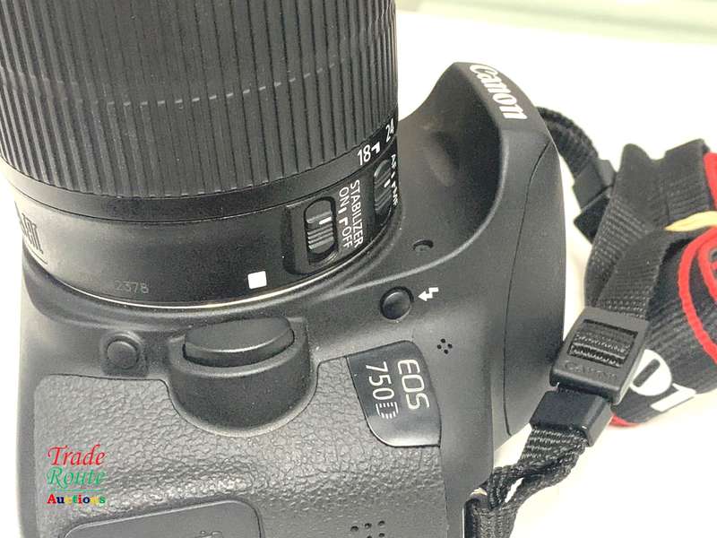 CANON EOS 750D Digital SLR CAMERA BODY + CANON 18-55 LENS IS STM KIT - 24.2 MEGAPIXELS