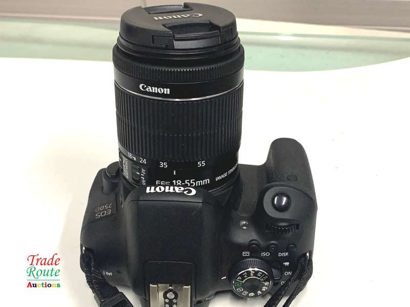 CANON EOS 750D Digital SLR CAMERA BODY + CANON 18-55 LENS IS STM KIT - 24.2 MEGAPIXELS