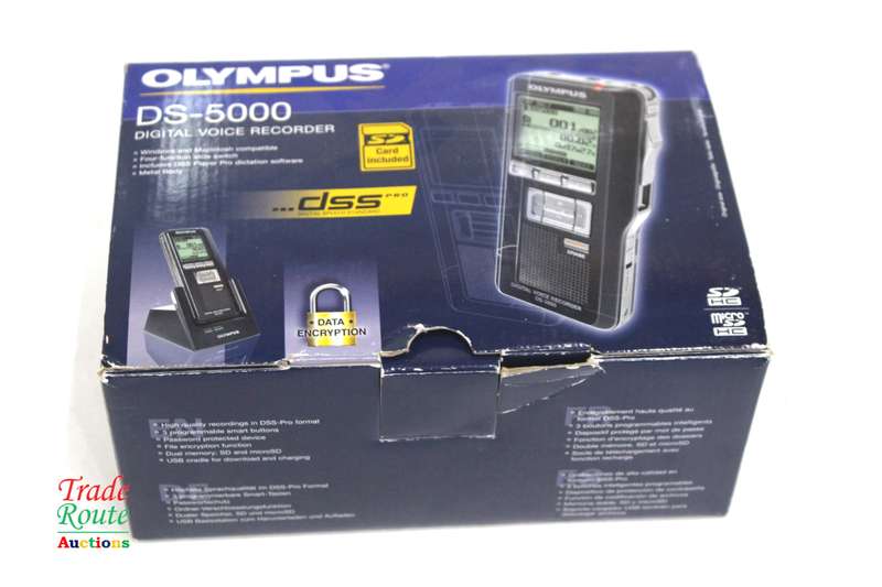 Olympus DS-5000 Digital Voice Recorder - Handheld Voice Dictation Recorder