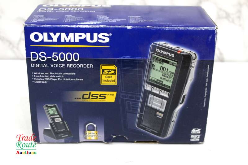 Olympus DS-5000 Digital Voice Recorder - Handheld Voice Dictation Recorder