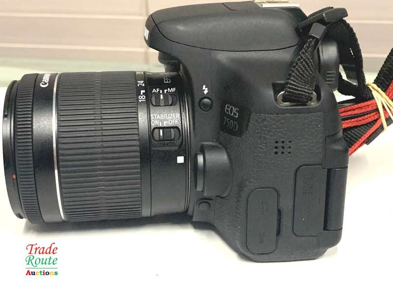 CANON EOS 750D Digital SLR CAMERA BODY + CANON 18-55 LENS IS STM KIT - 24.2 MEGAPIXELS