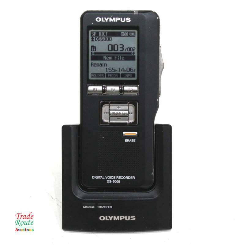 Olympus DS-5000 Digital Voice Recorder - Handheld Voice Dictation Recorder