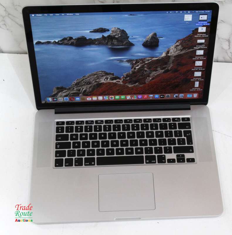 Apple MacBook Pro 15.4-inch  | Core i7 2.2GHz | 16GB RAM | 256GB SSD MID 2015 **  MAC OS Monterey **