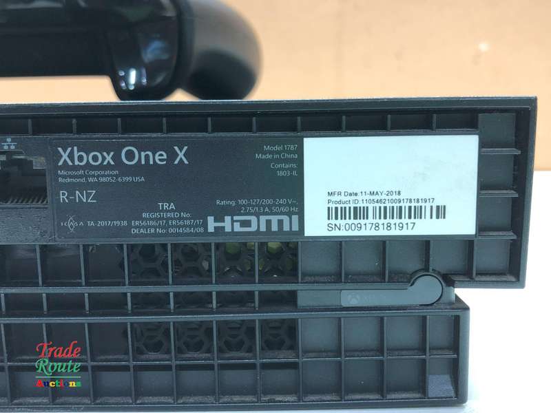 Microsoft Xbox One X 1TB Console (BLACK) Model 1787 + 1 Controller [BOXED]