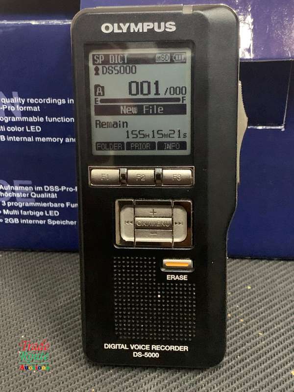 Olympus DS-5000 Digital Voice Recorder - Handheld Voice Dictation Recorder