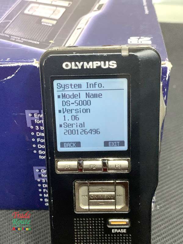 Olympus DS-5000 Digital Voice Recorder - Handheld Voice Dictation Recorder