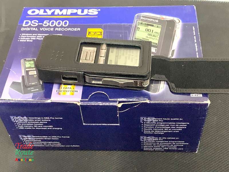 Olympus DS-5000 Digital Voice Recorder - Handheld Voice Dictation Recorder