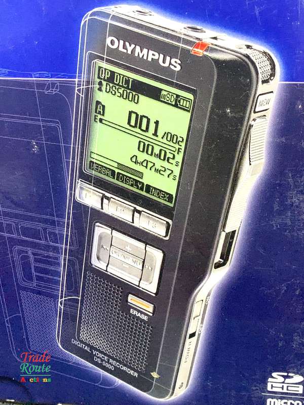 Olympus DS-5000 Digital Voice Recorder - Handheld Voice Dictation Recorder