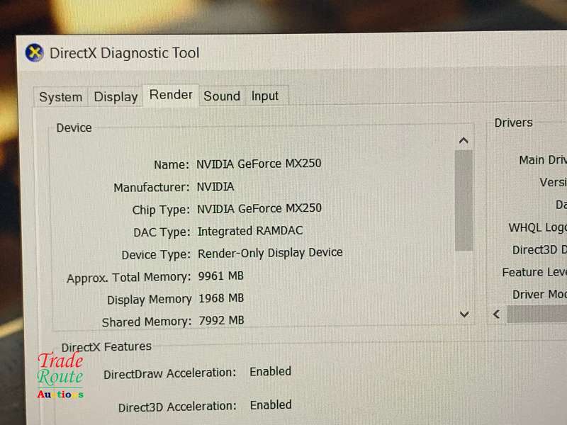 Dell Latitude 5511 i7 10850H 16GB RAM 512GB SSD 15.6-inch FHD IPS Display NVIDIA MX250 2GB Graphics