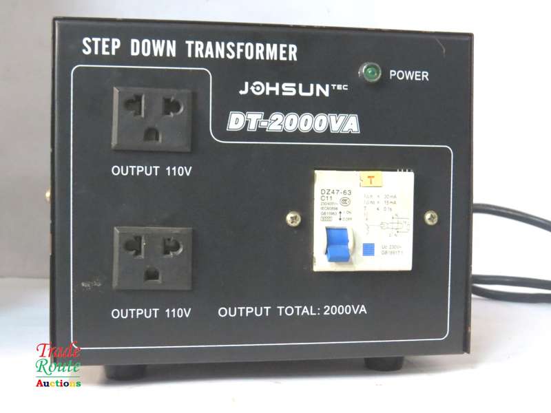 JOHSUN DT-2000VA Step Down Transformer 220V TO 110V 2KVA