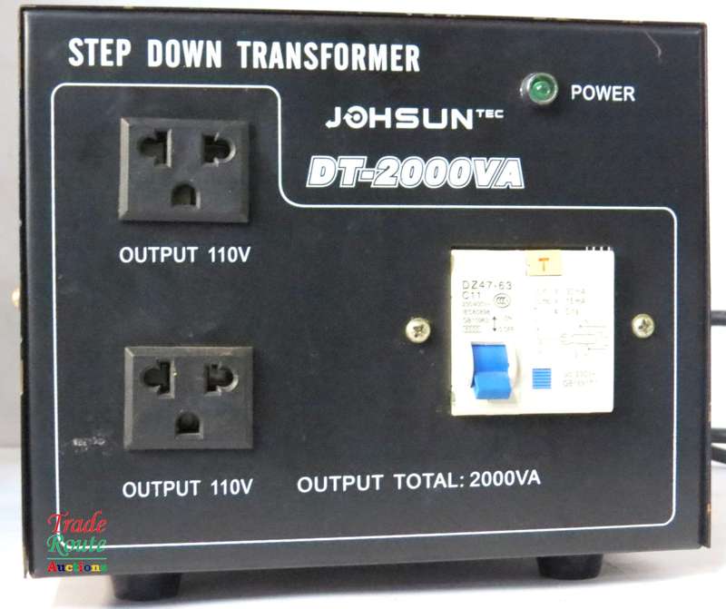 JOHSUN DT-2000VA Step Down Transformer 220V TO 110V 2KVA