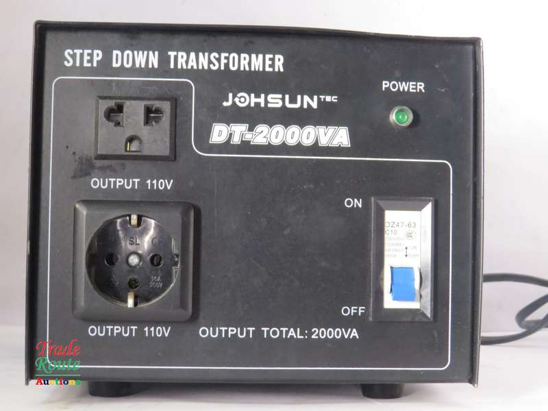 JOHSUN DT-2000VA Step Down Transformer 220V TO 110V 2KVA