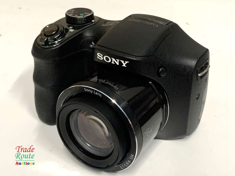 Sony Cybershot DSC-H200 Black 20.1MP 26X Optical SteadyShot image stabilization Digital Camera