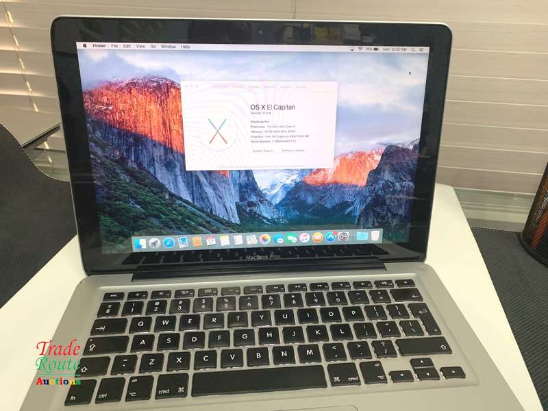 Apple MacBook Pro 13.3-inch  | Core i5 2.5GHz | 16GB RAM | 250GB SSD