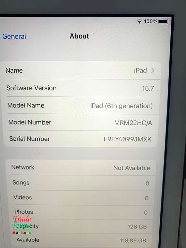 Apple iPad 6th Gen WiFi + Cellular 128GB | Rose Gold | A1954