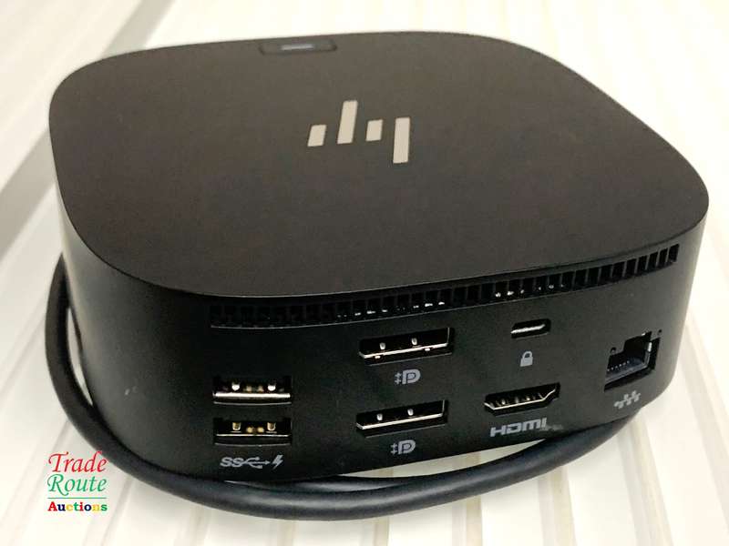 HP USB-C G5 Essential Docking Station - 8-in-1 Adapter for USB-C Thunderbolt-Enabled Laptops PCs