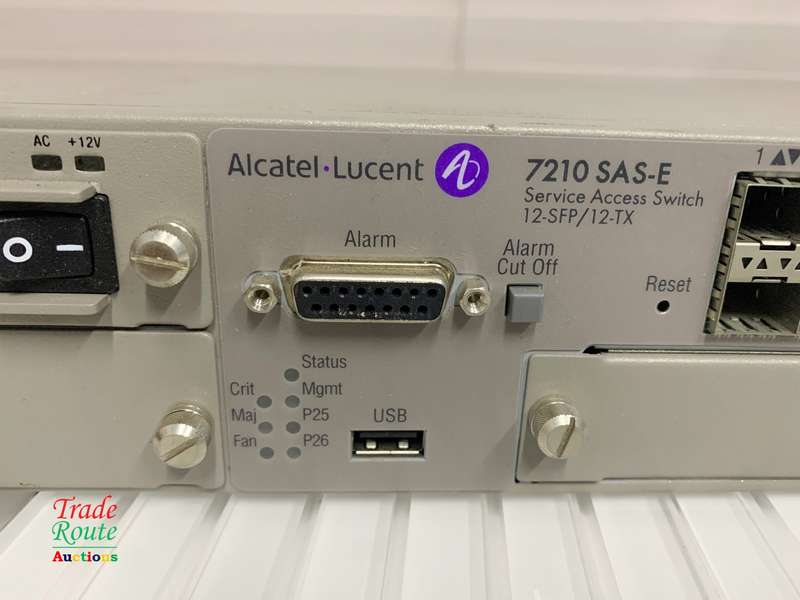 Alcatel Lucent 7210 SAS-E Service Access Switch 12SFP/12-TX