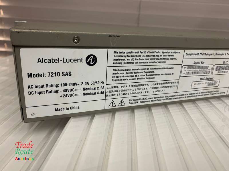 Alcatel Lucent 7210 SAS-E Service Access Switch 12SFP/12-TX