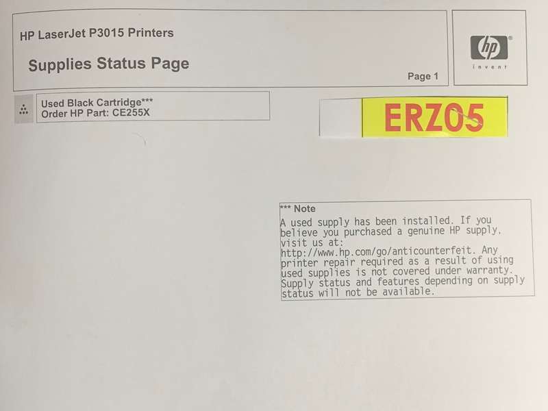 HP Laser Printer LaserJet Enterprise P3015  Printer
