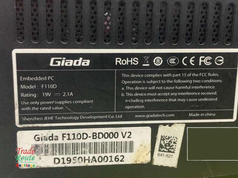 Giada F110D Mini PC Booksize, Fanless Support 4K Display 4GB/320GB