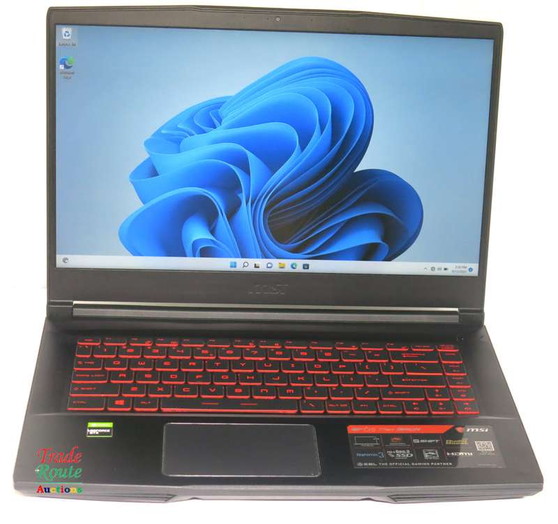 MSI GF63 THIN 9RCX 15.6" Gaming Laptop, Intel Core i7-9750H, NVIDIA GeForce GTX 1650 Ti 4GB Graphics