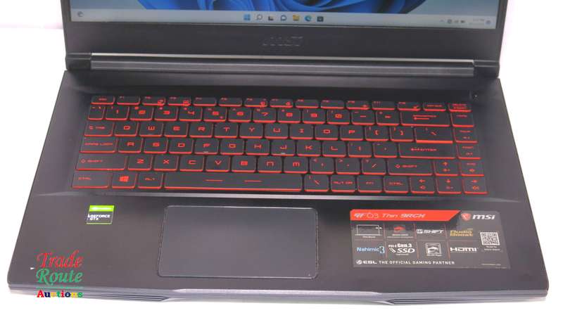 MSI GF63 THIN 9RCX 15.6" Gaming Laptop, Intel Core i7-9750H, NVIDIA GeForce GTX 1650 Ti 4GB Graphics