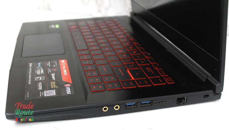 MSI GF63 THIN 9RCX 15.6" Gaming Laptop, Intel Core i7-9750H, NVIDIA GeForce GTX 1650 Ti 4GB Graphics