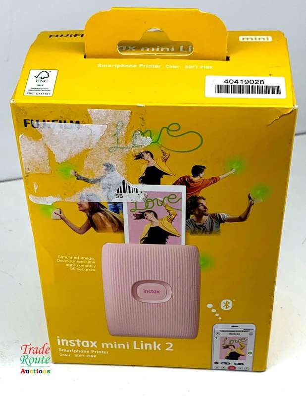 Fujifilm Instax Mini Link 2 Smartphone Printer - Pink