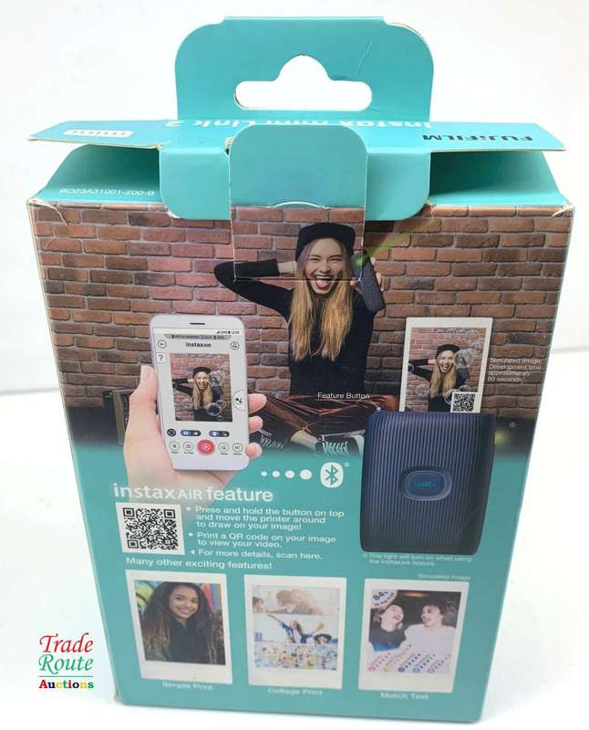 Fujifilm Instax Mini Link 2 Smartphone Printer - Space Blue