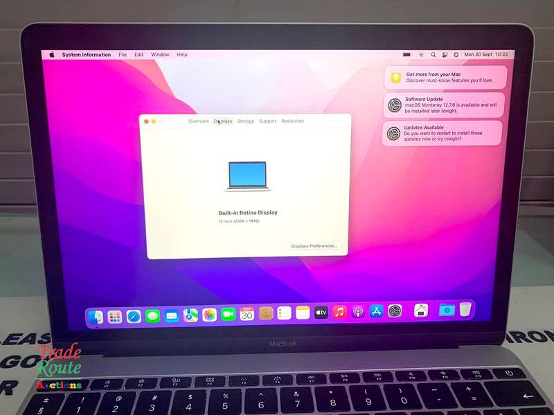MacBook Core M5 1.2Ghz 12 inch RETINA SILVER (Early 2016 Model) | 8GB RAM | 500GB SSD | 2304x1440