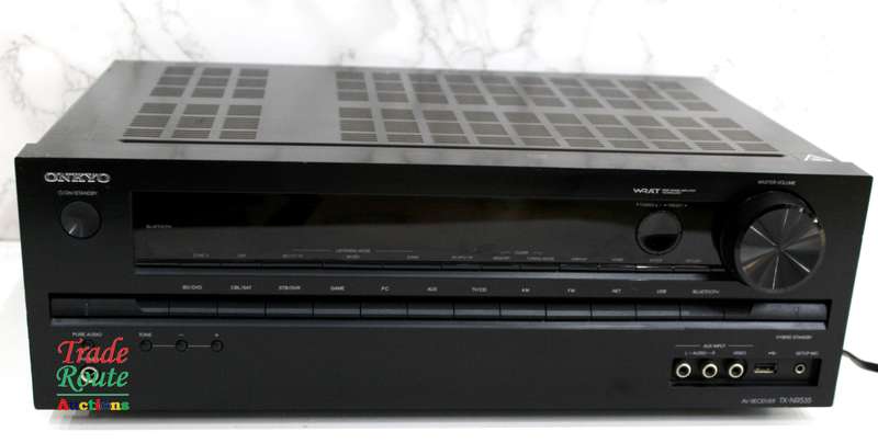 ONKYO TX-NR535 5.2- Channel Home Theater A/V Receiver - [ NO POWER ] [FOR SPARES OR REPAIR]