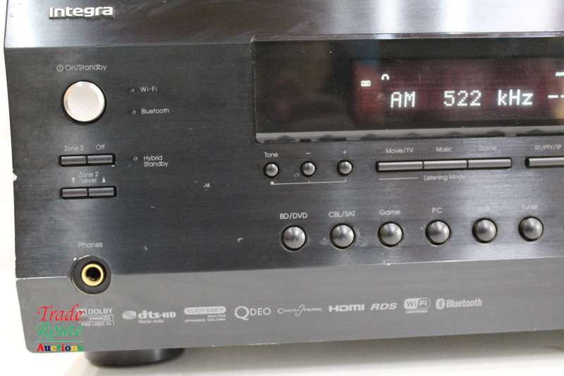 Integra DTR-30.5 AV Home Theater Receiver 7.2 Channel- [ POWERS ON - NO SOUND ] [FOR SPARES/REPAIR]