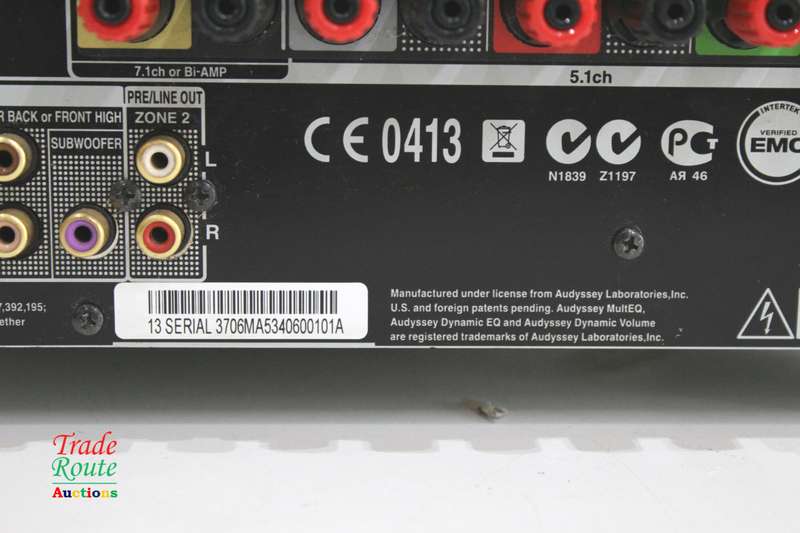 Integra DTR-30.5 AV Home Theater Receiver 7.2 Channel- [ POWERS ON - NO SOUND ] [FOR SPARES/REPAIR]