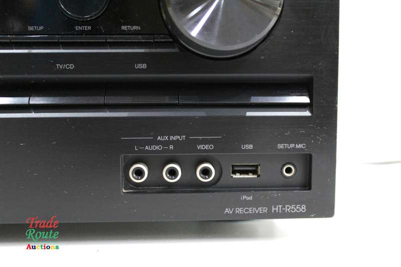 Onkyo HT-R558 5.1 AV Receiver Amplifier - Powers On/Off