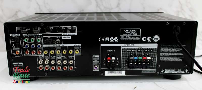 Onkyo HT-R558 5.1 AV Receiver Amplifier - Powers On/Off